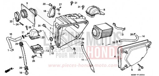 FILTRE A AIR CA125S de 1995